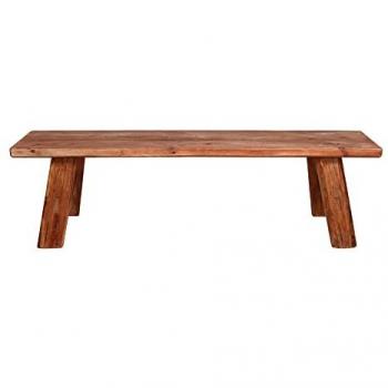 Banco de Madera Pino Reciclado Estilo Vintage Amalfi - MISTERWILS