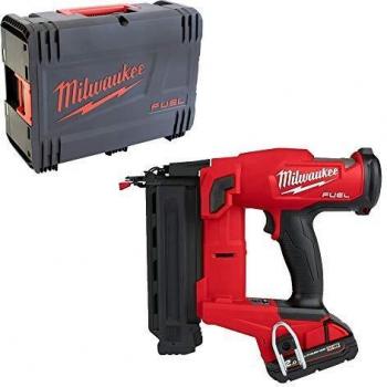 Clavadora de Acabado Milwaukee M18 FN18GS-0X 18V, 18GA, sin batería ni cargador, capacidad de clavos de 16 a 54 mm