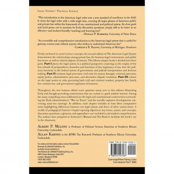 American Legal System: Perspectives, Politics, Processes, and Policies (Second Edition) - Hardback