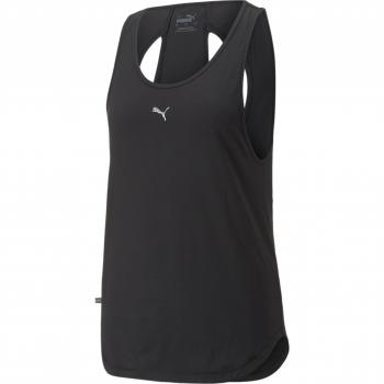 Camiseta sin mangas Puma Run Cloudspun negra para mujer - Talla S
