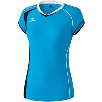 Erima Club 1900 Mujer Tirantes 2.0 Camiseta, todo el año, mujer, color curacao/Schwarz/Weiß, tamaño 34
