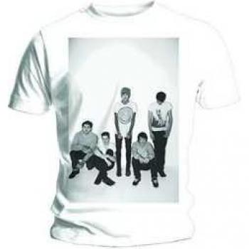 Bring Me The Horizon - Group Shot - White T-Shirt - ROCK OFF M