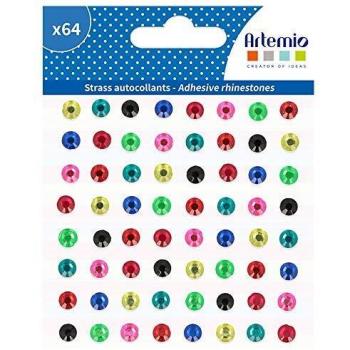 64 Adhesive Rhinestones Viva La Vida
