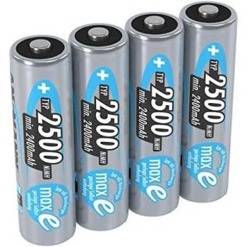 Ansmann MaxE+ Rechargeable AA Batteries 2500mAh 4 Pack