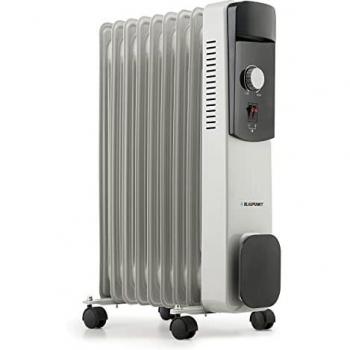 Blaupunkt BP1010 - Radiador Aceite con 9 Elementos Radiantes 2000w. Termostato Regulable, Termofusible