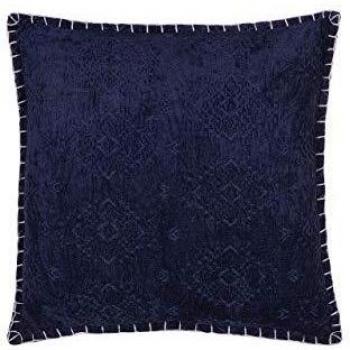 Cojín Decorativo Melur Azul Geométrico 45 x 45 cm Vintage