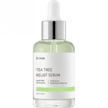 iUnik Tea Tree Soothing Face Serum for Sensitive Acne-Prone Skin 50 ml