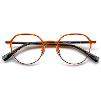 Etnia Barcelona Newton OG Men's Eyeglasses Orange Size 49 - Frame Only, Blue Light Block Available