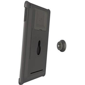 Gisan UP130/GR - Carcasa protectora y soporte de mesa y soporte de pared para Apple iPad Air, color gris antracita