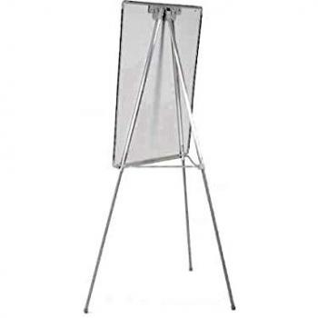 Q-Connect Pizarra Blanca Con Trípode 95X65 Cm Para Convenciones Superficie Laminada Escritura Directa