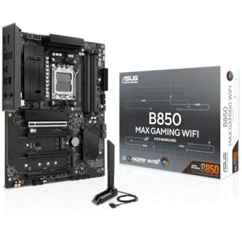 Placa Base ASUS B850 MAX GAMING WIFI AM5 DDR5 ATX WiFi 6E PCIe 5.0 RGB