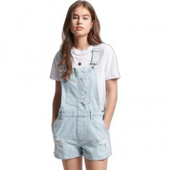 Mono corto vintage mujer Superdry gris claro