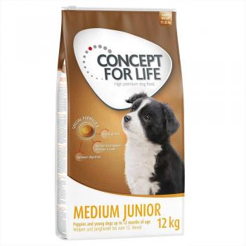 Concept for Life Medium Junior Dog Food - 24 kg (2 x 12 kg bags)