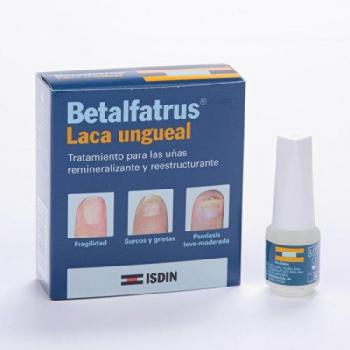 Betalfatrus, Laca Ungueal - Tratamiento para las unas remineralizante y reestructurante, 1 Frasco de 3.3 ml con aplicador