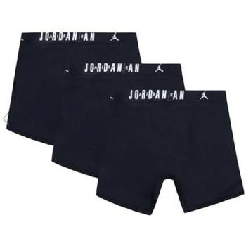 Jordan Flight Ropa Interior Unisex - Negros - Talla S (35-38) - Pack de 3 - Algodón