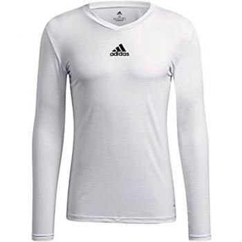 Camiseta de Manga Larga Adidas Equipacion M/L Team Base para hombre en color blanco