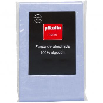 Pikolin Home Funda de Almohada 100% Algodón 140 Hilos, Transpirable, Extrasuave, Varios Colores, Varias Medidas