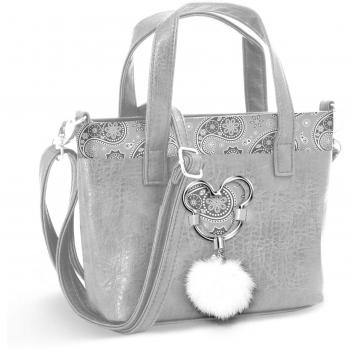 Karactermania Mickey Mouse Paisgrey Bolso Bandolera, 24 cm, Paisgrey