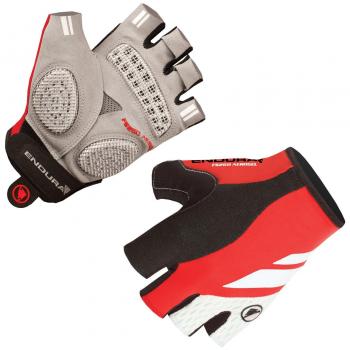 ENDURA - Short Gloves Fs260 Pro Aerogel II, Color Rojo, Talla XL