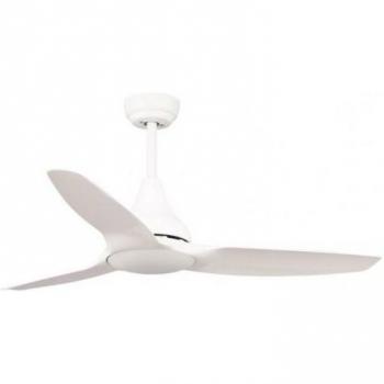Mimax Leveche Ventilador de Techo con Luz LED y Mando 24W Blanco