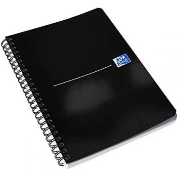 Cuaderno Espiral Oxford Smart Black A5, 90g, 180 Páginas, Linedo
