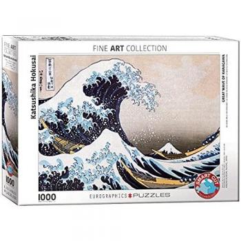 Hokusai Great Wave of Kanagawa Puzzle - 1000 Pieces Eurographics (6000-1545)