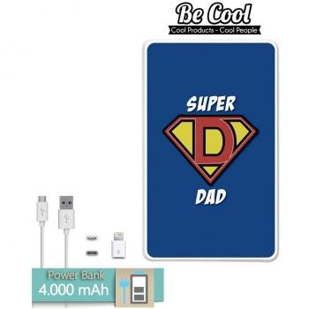 Becool® - Batería Externa Power Bank 4000 mah + Gratis 1 cable USB-MicroUsb
