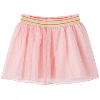 Falda para Niños con Tul Ropa Infantil con Cinturilla Elástica Rosa Claro