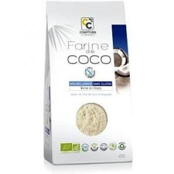 Harina de Coco Orgánica Sin Gluten 400g - Comptoirs & Compagnies