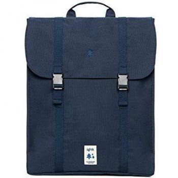 Lefrik - Mochila Ordenador Portatil Handy Casual y Práctica - Tejido 100% Reciclado - Eco Friendly - Para trabajar o para viajar - 12 L - Color Navy