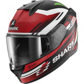 Casco Integral Shark D-Skwal 3 Negro-Rojo-Verde XXL