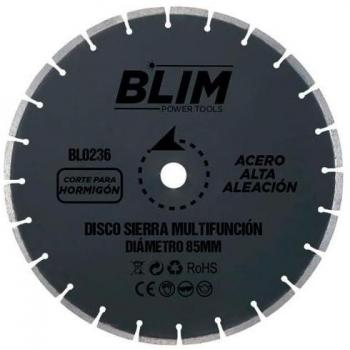 Blim Disco de Corte para Hormigón y Mármol Compatible con Sierra Multifunción, 85 mm
