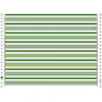 Papel Continuo para Computadora EXACOMPTA 380 mm x 11 (27,94 cm) - Zona Verde 70g/m² - Cartón de 2000 Hojas