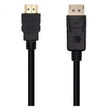 Aisens A125-0459 Cable Conversor DisplayPort Macho a HDMI Macho 1m Negro