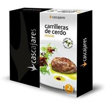 CASCAJARES - Carrilleras de Cerdo confitadas en aceite de oliva, perfectas para 2 personas y no contienen gluten.