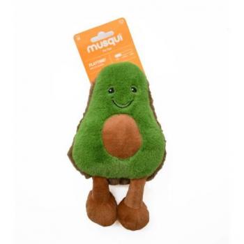 Musqui Peluche Aguacate con Sonido para Perros (Perros, Juguetes y deporte, Peluches) - 10x20 cm