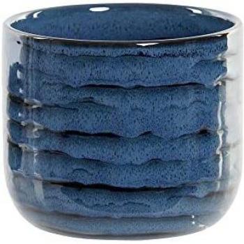 DKD Home Decor Macetero, Azul, Estándar