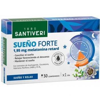 Santiveri Sueño Forte 30 Cápsulas Veganas Sin Gluten
