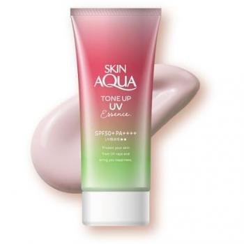 Rohto SKIN AQUA Tone Up UV Essence Happiness Aura SPF50+/PA++++ 80g