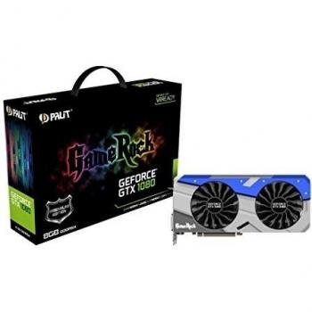 Palit GeForce GTX 1080 gamerock Premium Edition 8 GB GDDR5 Tarjeta Gráfica X VR Ready - negro