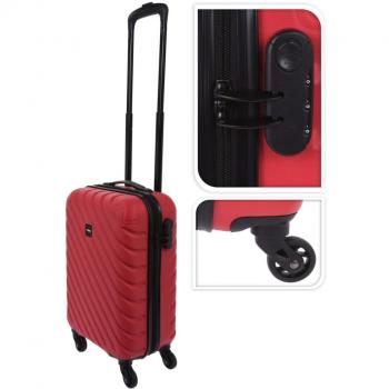 ProWorld Maleta de cabina diseño de diamante cálido 28 L color rojo, verde, negro y más