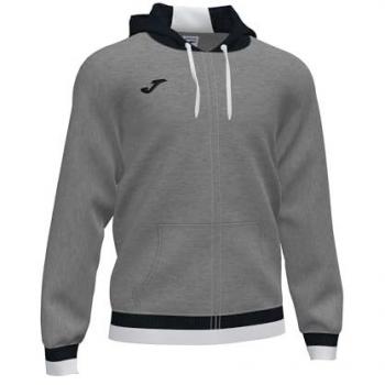 Joma Chaqueta con Capucha Confort II Hombre Gris Melange-Negro