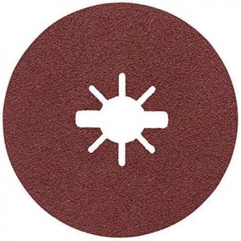Disco Lija Fibra Met 125Mm XLock Amoladora Gr 80 Cor. R44