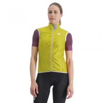 Chaleco cortavientos Sportful Hot Pack Easylight mujer amarillo lima - L
