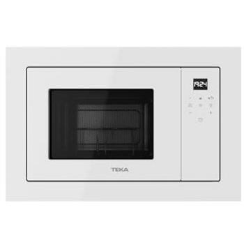 Microondas Integrable TEKA ML 8210 BIS WH, Cristal Blanco, 20L, Grill, 750W, Touch Control, Descongelación Automática