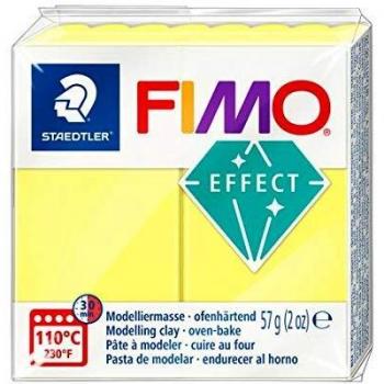 Staedtler Fimo Effect 8020-014, standard block 57 g, yellow, 1 Packung