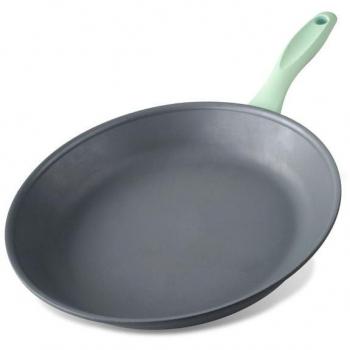 Sartén Fackelmann Ecolution de 28 cm con revestimiento antiadherente y mango ergonómico - Sartén sostenible de aluminio reciclado para cocinar y dorar