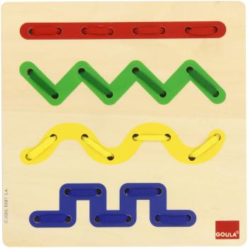 Goula - Enhebrar trazos, juego educativo