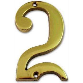 Symbol CLM9702 Cifra2 - Latón macizo - Alto 97 mm