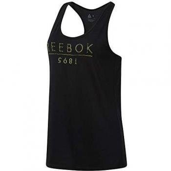 Reebok GS 1895 Racer Tank Top, Mujer, Negro, M